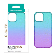 Load image into Gallery viewer, QUIKCELL Icon Plus Premium Fashion Case - GALAXY GLITTER
