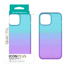 Load image into Gallery viewer, QUIKCELL Icon Plus Premium Fashion Case - GALAXY GLITTER