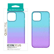 Load image into Gallery viewer, QUIKCELL Icon Plus Premium Fashion Case - GALAXY GLITTER