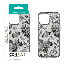 Load image into Gallery viewer, QUIKCELL Icon Plus Premium Fashion Case - ROSE SPARKLE
