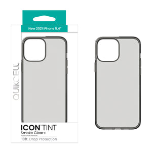 QUIKCELL Icon Tint Transparent Case - SMOKE CLEAR