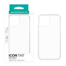 Load image into Gallery viewer, QUIKCELL Icon Tint Transparent Case - CLEAR
